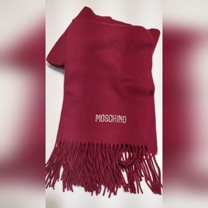 Moschino lambswool scarf